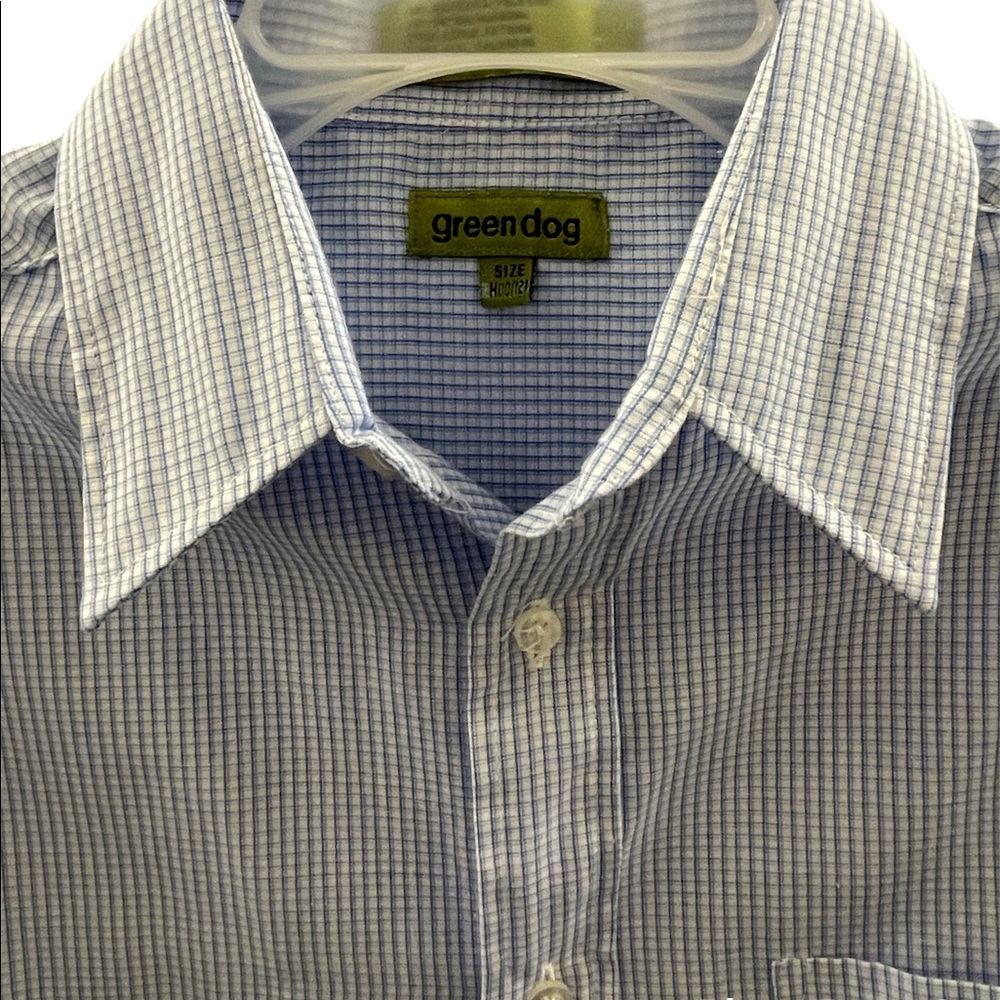 Greendog Plaid Youth Long Sleeve Button Down - Picture 2 of 2